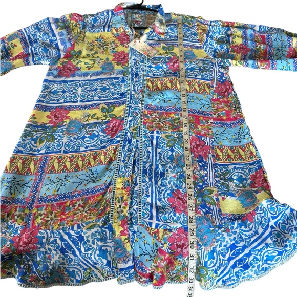 Johnny Was Midsummer Sednea Tunic Medium - Picture 6 of 12